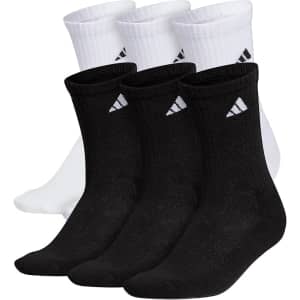 adidas Men's Cushioned Crew Socks 6-Pack: $7.70 adidas Men's Cushioned Crew Socks 6-Pack: $7.70
