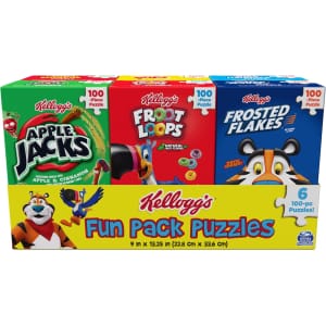 Spin Master Kellogg's Cereal Puzzles 6-Pack: $9.97