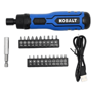 Kobalt 4-Volt Max 1/4" Cordless Screwdriver: $19.99 Kobalt 4-Volt Max 1/4" Cordless Screwdriver: $19.99