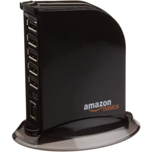 Amazon Basics 7 Port USB 2.0 Hub Tower: $9.50