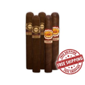 Corojo Clash 5-Cigar Sampler: $20
