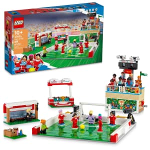 LEGO Icons of Play Soccer Set with 15 Minifigures: $59.99