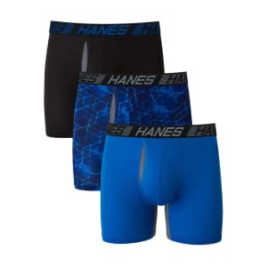 Hanes Men's X-Temp Total Support Pouch Anti-Chafing Boxer Briefs 3-Pack: $9.98 Hanes Men's X-Temp Total Support Pouch Anti-Chafing Boxer Briefs 3-Pack: $9.98