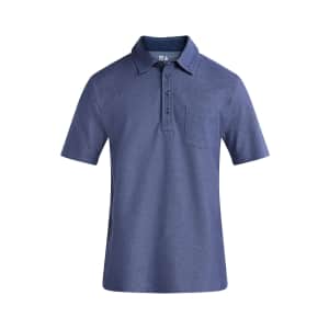 Free Assembly Men's Long Placket Polo: $5.75