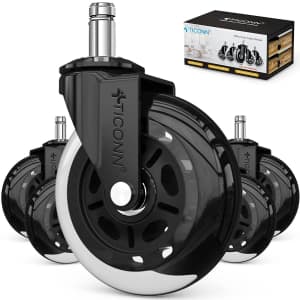 Ticonn Office Chair Caster Wheels 5-Pack: From $16 Ticonn Office Chair Caster Wheels 5-Pack: From $16