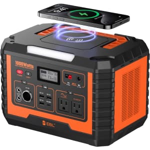 EBL 1000W 999Wh Portable Power Station: $303.20