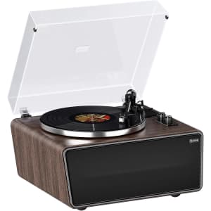All-in-One Bluetooth Vinyl Record Player with Speakers: $139.99 All-in-One Bluetooth Vinyl Record Player with Speakers: $139.99