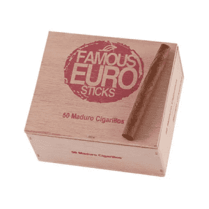 Euro Sticks Cigarillos Maduro Box 50-Pack at Famous Cigars: Free w/ $200 purchase