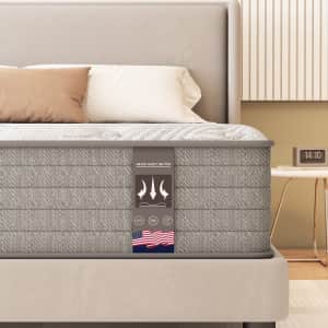 Kow Mattress Queen 12" Hybrid Mattress: $139.99