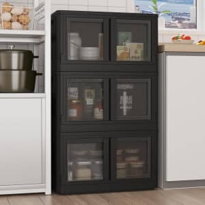 Fleximounts 19-Gallon Collapsible Plastic Storage Bin 3-Pack: $94