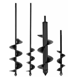 Garden Auger Spiral Drill Bit 4-Pack: $15 Garden Auger Spiral Drill Bit 4-Pack: $15