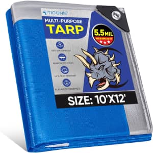 Ticonn 10x12-Foot 5.5Mil Tarp: $16