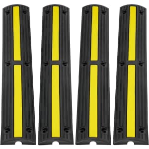 Vevor 3-Foot Cable Protector Ramp 4-Pack: $31