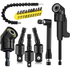 17-Piece Flexible Drill Bit Extension: $23