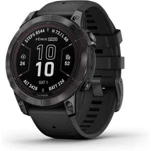 Garmin Fenix 7 Pro Sapphire Solar Watch: $416