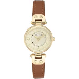Anne Klein Women's Leather Strap Watch: $17