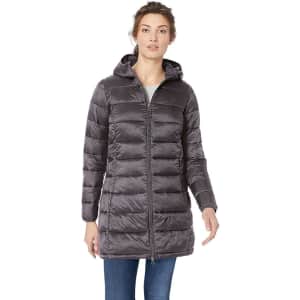 Amazon Essentials Women's Packable Hooded Puffer Coat: from $15