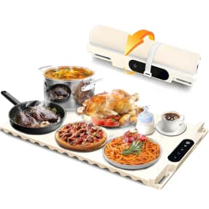 Portable Folding Silicone Food Warming Mat: $19.94