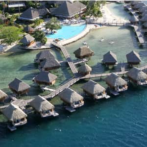 5-Night Moorea Honeymoon Flight & Overwater Bungalow Vacation: From $6,790 for 2