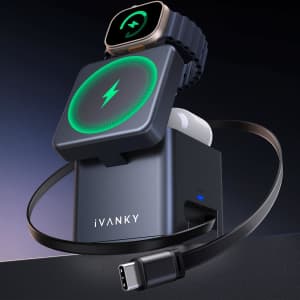 iVANKY 5-in-1 Wireless Magnetic Charging Station Cube w/ Retractable Cord: $50 w/ Prime iVANKY 5-in-1 Wireless Magnetic Charging Station Cube w/ Retractable Cord: $50 w/ Prime