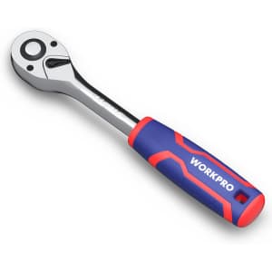 WorkPro 1/2"-Drive Ratchet Wrench: $8.99