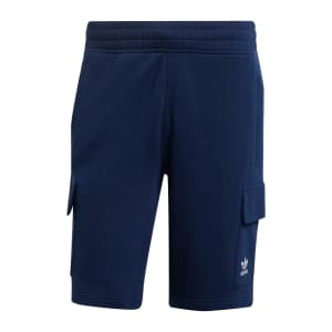 adidas Men's Trefoil Essentials Cargo Sweat Shorts: $21.93