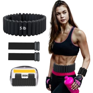 Silicone 5-lb Adjustable Weighted Belt: $48.99 Silicone 5-lb Adjustable Weighted Belt: $48.99
