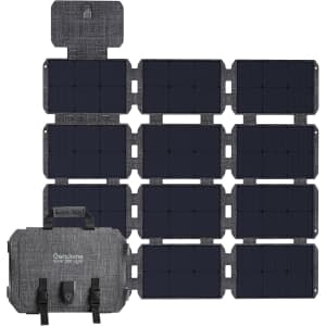 200W Portable Solar Panel for Outdoor Adventures: $99.55