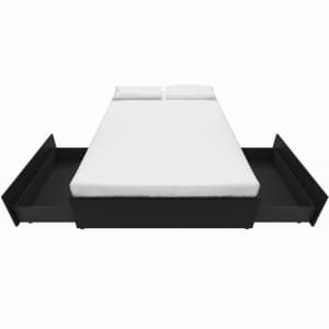 DHP Maven Queen Platform Bed with Storage: $60