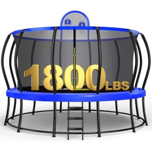 Zupapa 15' Trampoline with Safety Enclosure: $536 w/ Prime