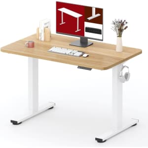 Sansodesk 40" x 24" Electric Standing Desk: $79.99