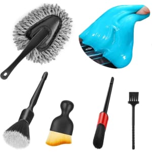 Car Interior Duster, Brush and Cleaning Gel Kit: $7.99 Car Interior Duster, Brush and Cleaning Gel Kit: $7.99