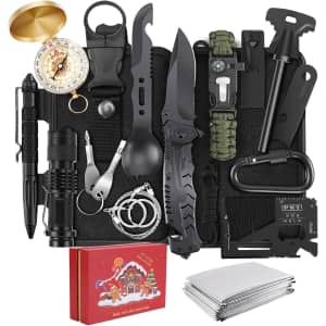 17-in-1 Emergency Survival Gear Kit: $14.99