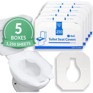 Toilet Seat Cover Sheets 1250-Pack: $18 via Sub & Save