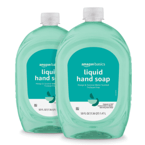 Amazon Basics 50-oz. Liquid Hand Soap Refill 2-Pack: $4.40 via Subscribe & Save