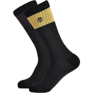Timberland Men's Crew Socks 2-Pack: $10 Timberland Men's Crew Socks 2-Pack: $10