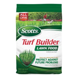 Scotts Turf Builder Lawn Food 12.5-lb. Bag: $20 Scotts Turf Builder Lawn Food 12.5-lb. Bag: $20