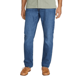 Eddie Bauer Men's H2Low Flex Straight Fit Jeans: $24.99