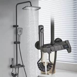 Rozin Smart Digital Display Shower Faucet Set: $32.21