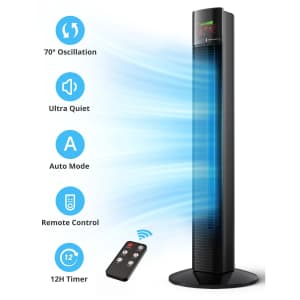 TaoTronics 36" Tower Fan: $40