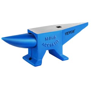 Vevor Steel Cast Steel Anvil 110-lb. Blacksmith Workshop Vise: $150