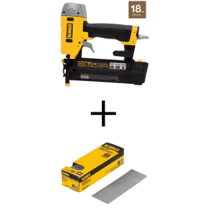 DeWalt Pneumatic 18-Gauge 2" Brad Nailer Kit w/ FREE 2,500 Brad Nails: $79
