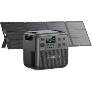 Bluetti Elite 200 V2 2,073.6Wh Power Station + 200W Solar Panel: $999