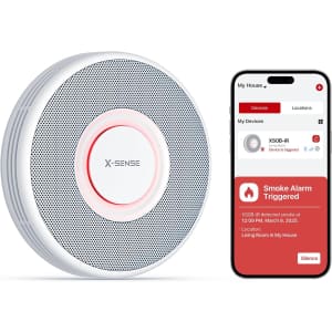 X-Sense XS0B-iR Wi-Fi Smoke Detector: $21.99 X-Sense XS0B-iR Wi-Fi Smoke Detector: $21.99