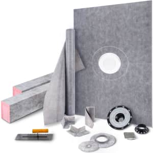 Vevor 38x60" Waterproofing Shower Pan Liner Kit: $158