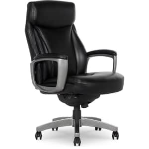 La-Z-Boy Arcadian Ergonomic Bonded Leather Swivel Executive Chair: $200