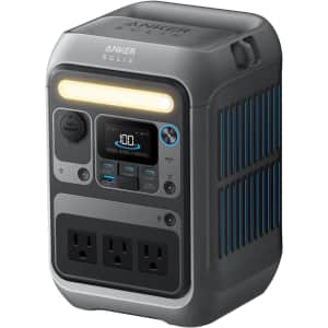 Anker Solix C300 288Wh Portable Power Station: $220 w/ Prime