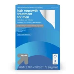 Up & Up 2.11-oz. 5% Minoxidil Hair Regrowth Treatment: $19
