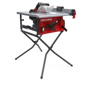 Craftsman 10" 15A 120V Corded Portable Jobsite Table Saw: $189 Craftsman 10" 15A 120V Corded Portable Jobsite Table Saw: $189