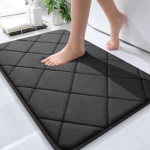 30" x 20" Memory Foam Bath Mat: $7.99